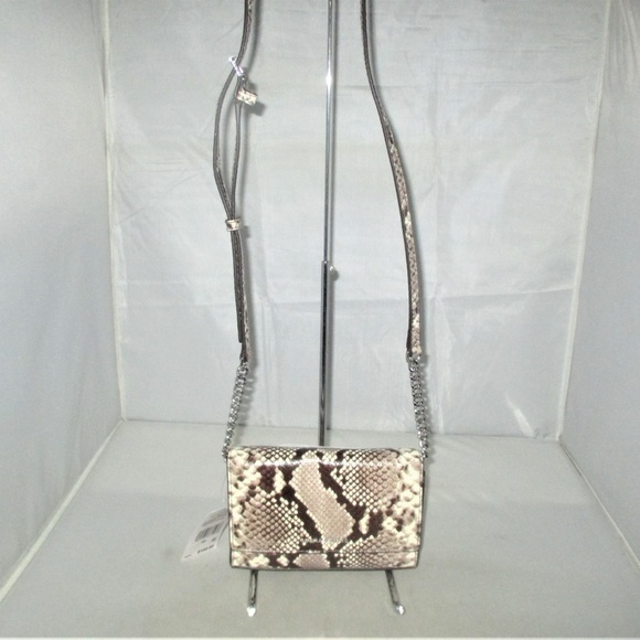 Michael Kors Handbags - Michael Kors Ruby Snake Embossed Leather Clutch